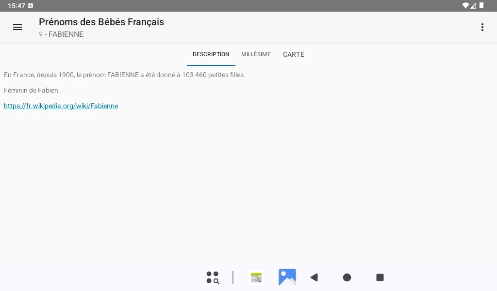 Prénoms des Bébés Français screenshot