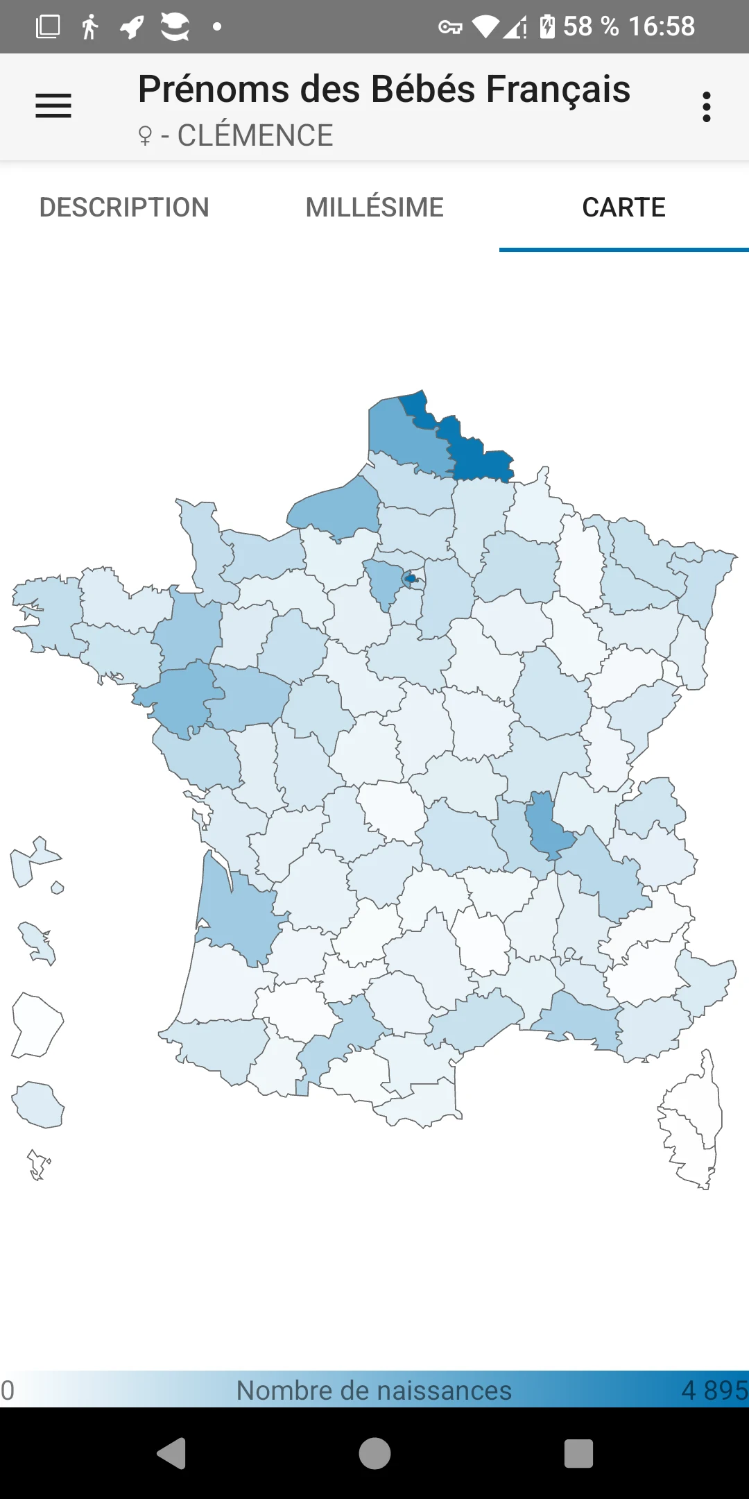 Prénoms des Bébés Français screenshot
