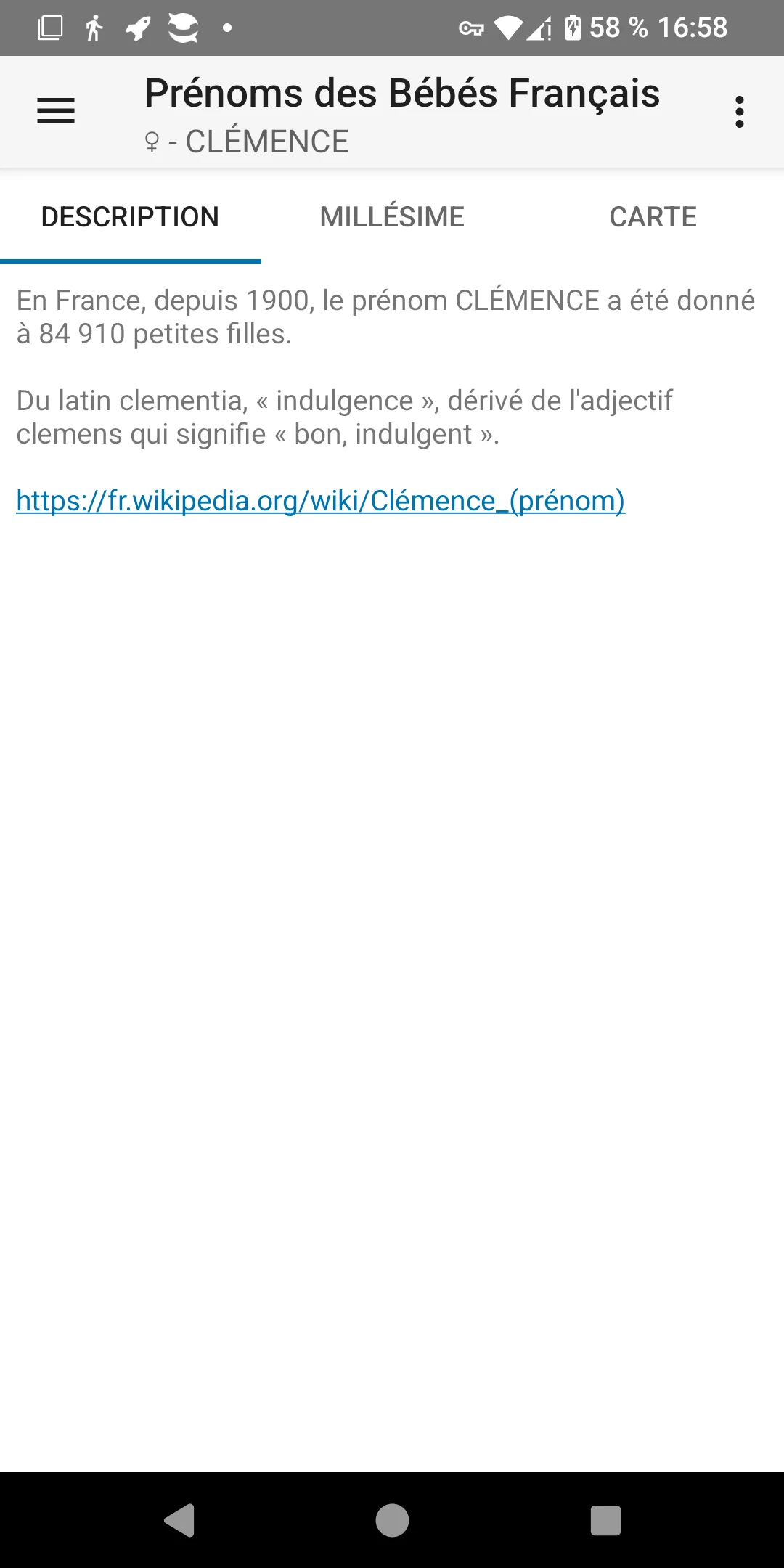 Prénoms des Bébés Français screenshot